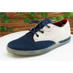 Creative Recreation Shoes Size 7.5 M Blue Fashion Sneakers Leather Men